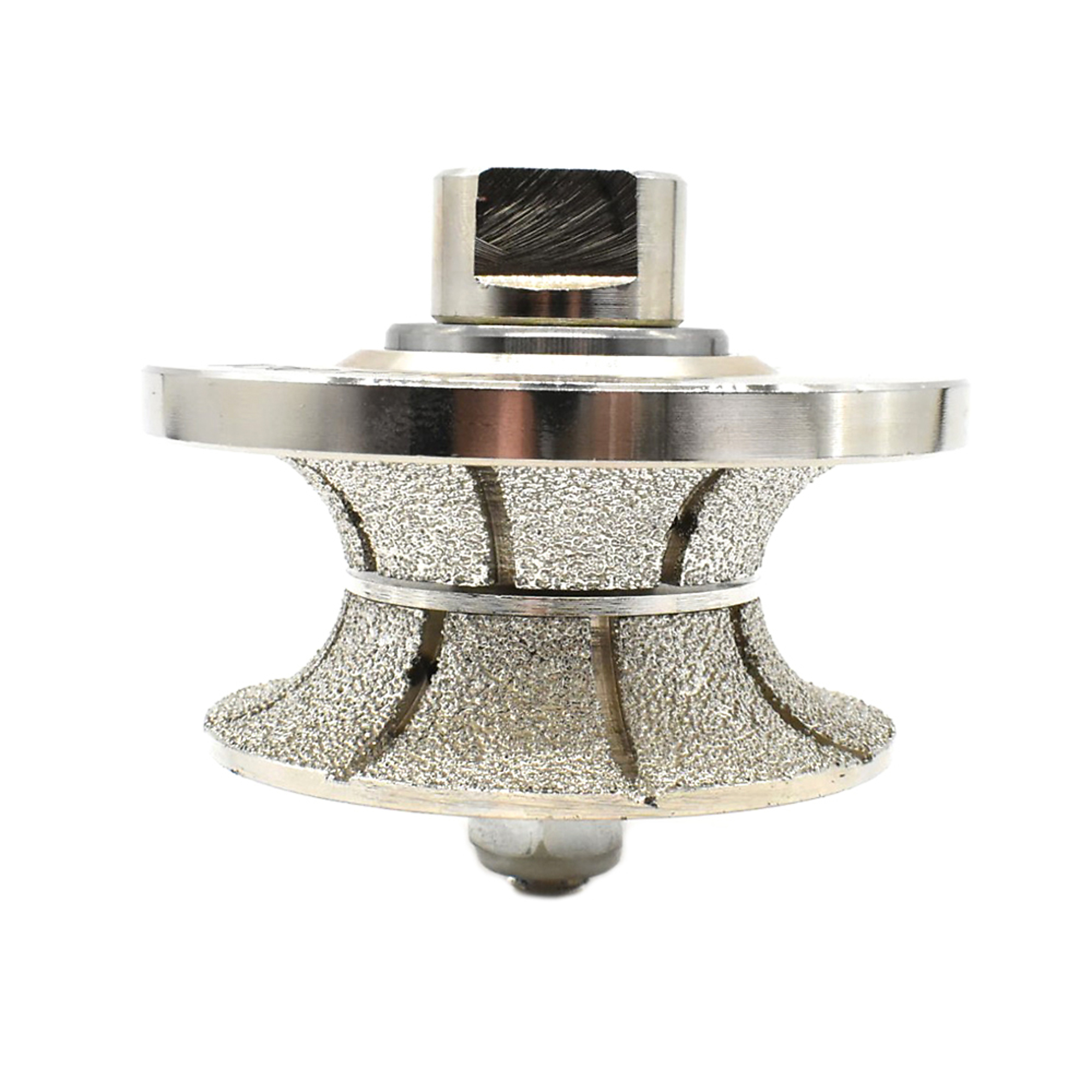 Specialty Diamond V30FBPW 1-1/4 Inch Full Bullnose Vacuum Brazed Diamond Profile Wheel with 5/8 Inch-11 Female Threads